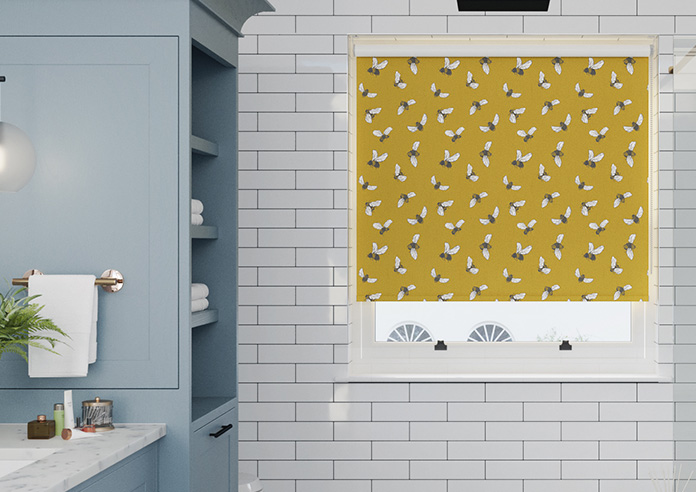 Busy Bee, True Yellow - Twist&Fit Roller Blind - Image 3